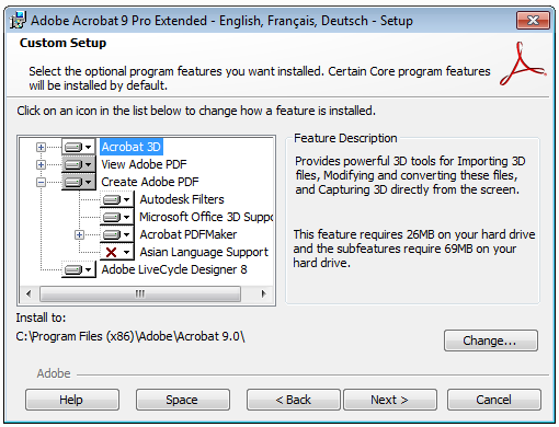 Adobe CS2-Programmdateien x86