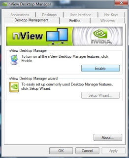 Using Nvidia nview with Windows 7 64-bit