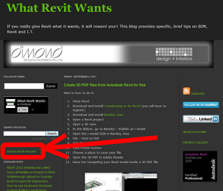 Search all the major Revit Forums at once