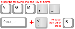 How to override Room Separation lines using the Keyboard only