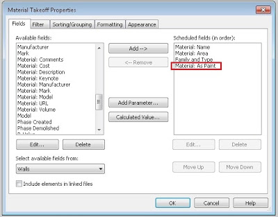 Viewing a Schedule of all Painted Surfaces in Revit (including Split Face etc)