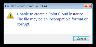 PCG Point Clouds exported from Recap will not import into Revit 2013