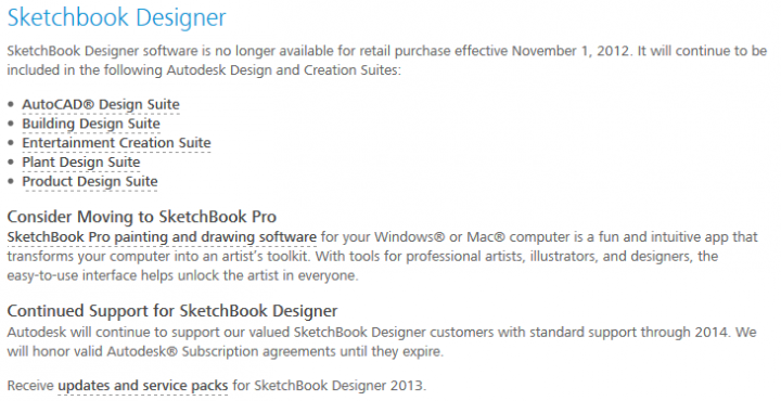 The Value of SketchBook Designer 2014 vs Sketchbook Pro 2015