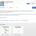 Free Isolate Warnings addin for Revit by Archisoft