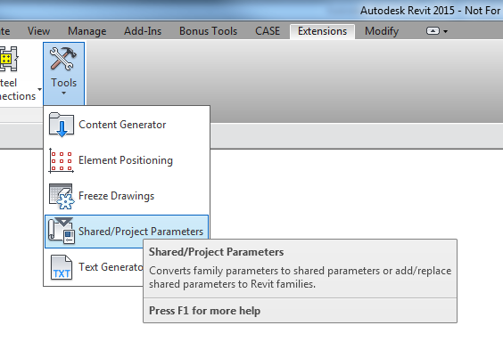 Adding Shared Parameters to Revit Families Automatically
