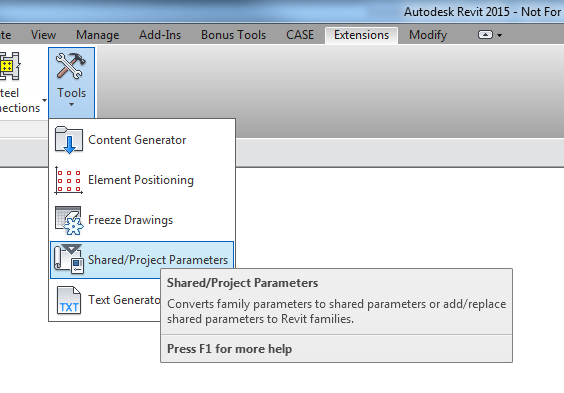 revit extensions for autodesk revit 2015