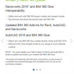 Glue Updates and 2016 New Features (Navisworks Manage 2016 for every Glue user :-)