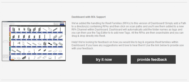 ArchVision Labs are back, now offering Dashboard RFA support and RPC sharing service Stash!