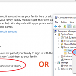 Manage user credentials in Windows XP