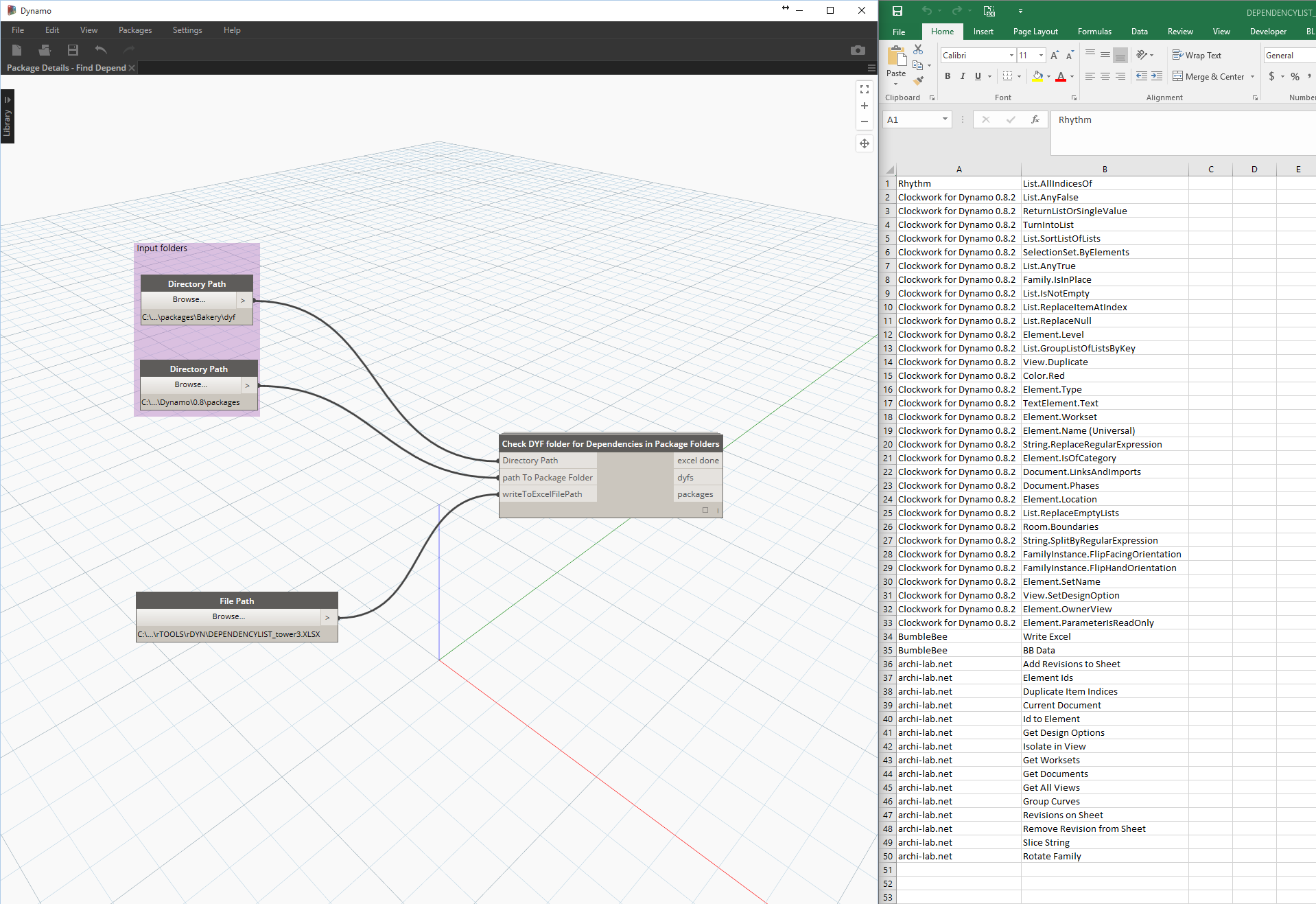 Batch Checking Dependencies of your Dynamo Nodes and Packages