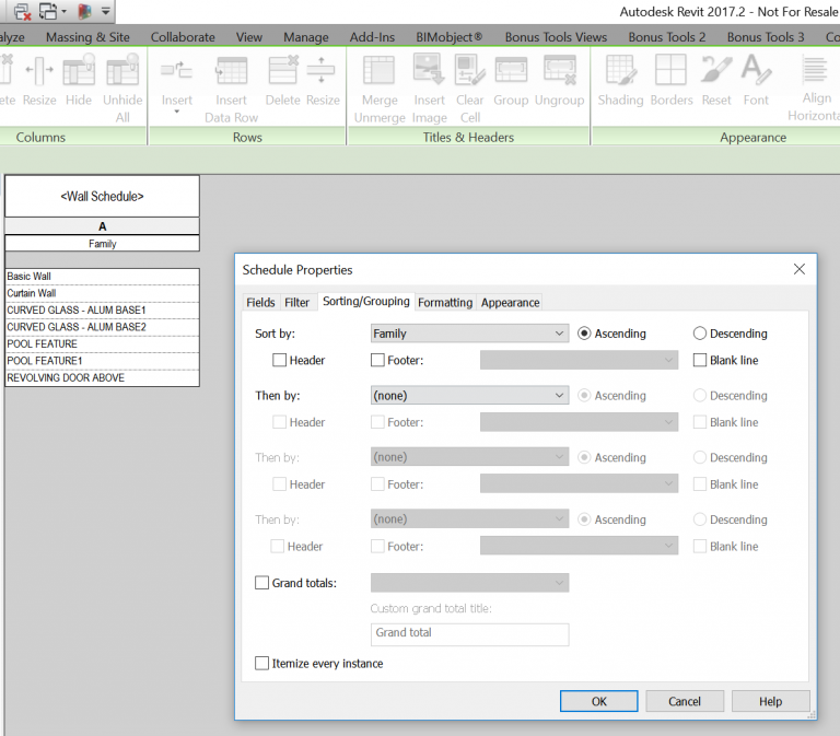 How To Select All Types Of All Curtain Walls At Once In Revit What