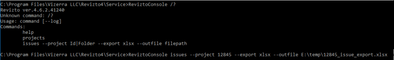 Using the Command Line to Batch Export Revizto Issue Tracker Data to ...