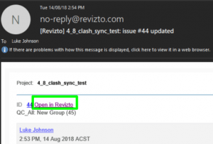 Direct Hyperlink to Issues in Revizto